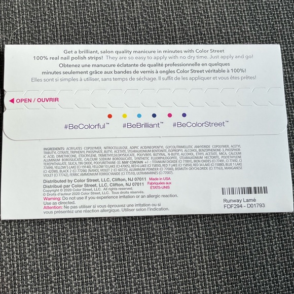 💅 3/$25 - ColorStweet - Runway lamé - Picture 2 of 4